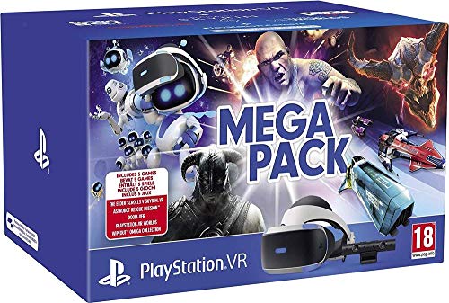 PlayStation VR Méga Pack : Caméra + VR Worlds (Digital) + Skyrim + Doom + WipEout + Astro Bot (Digital)