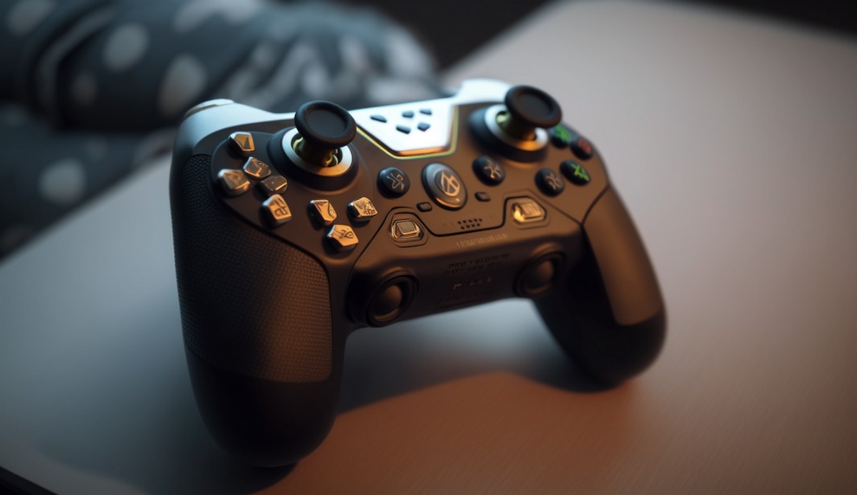 Illustration d'une manette
