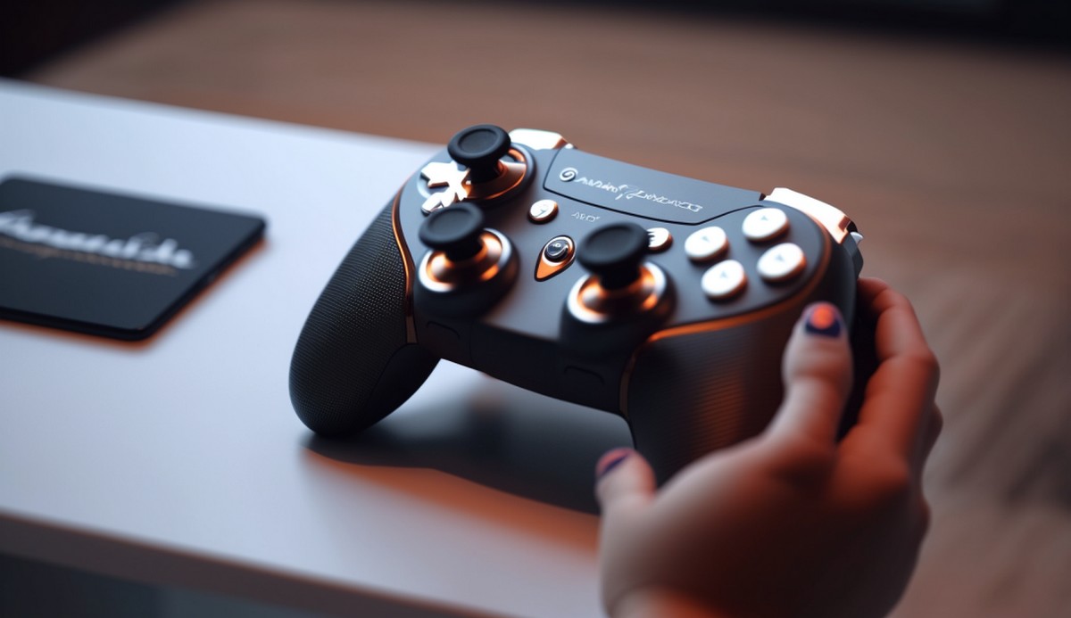 Illustration d'une manette